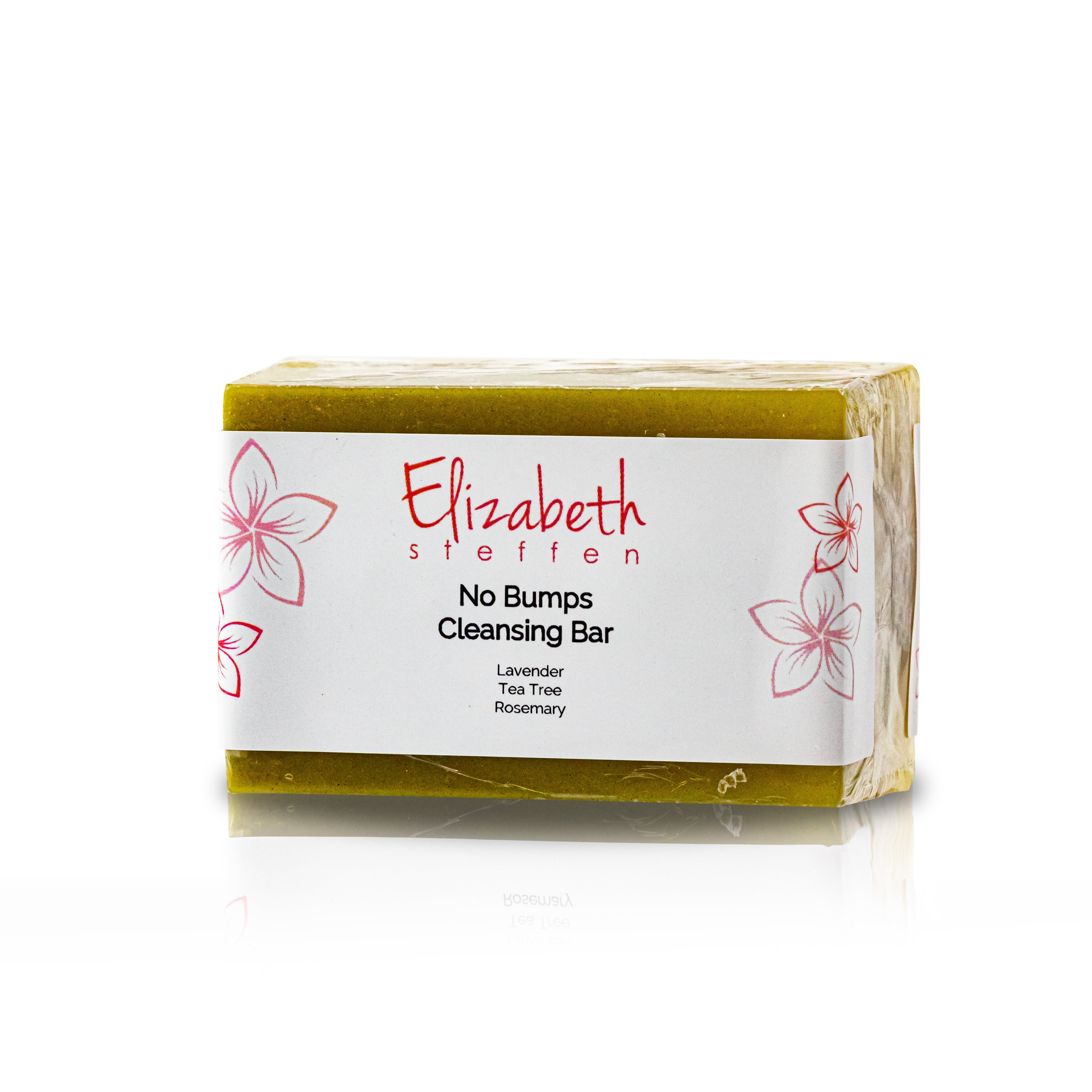 the no bumps cleansing bar with a label